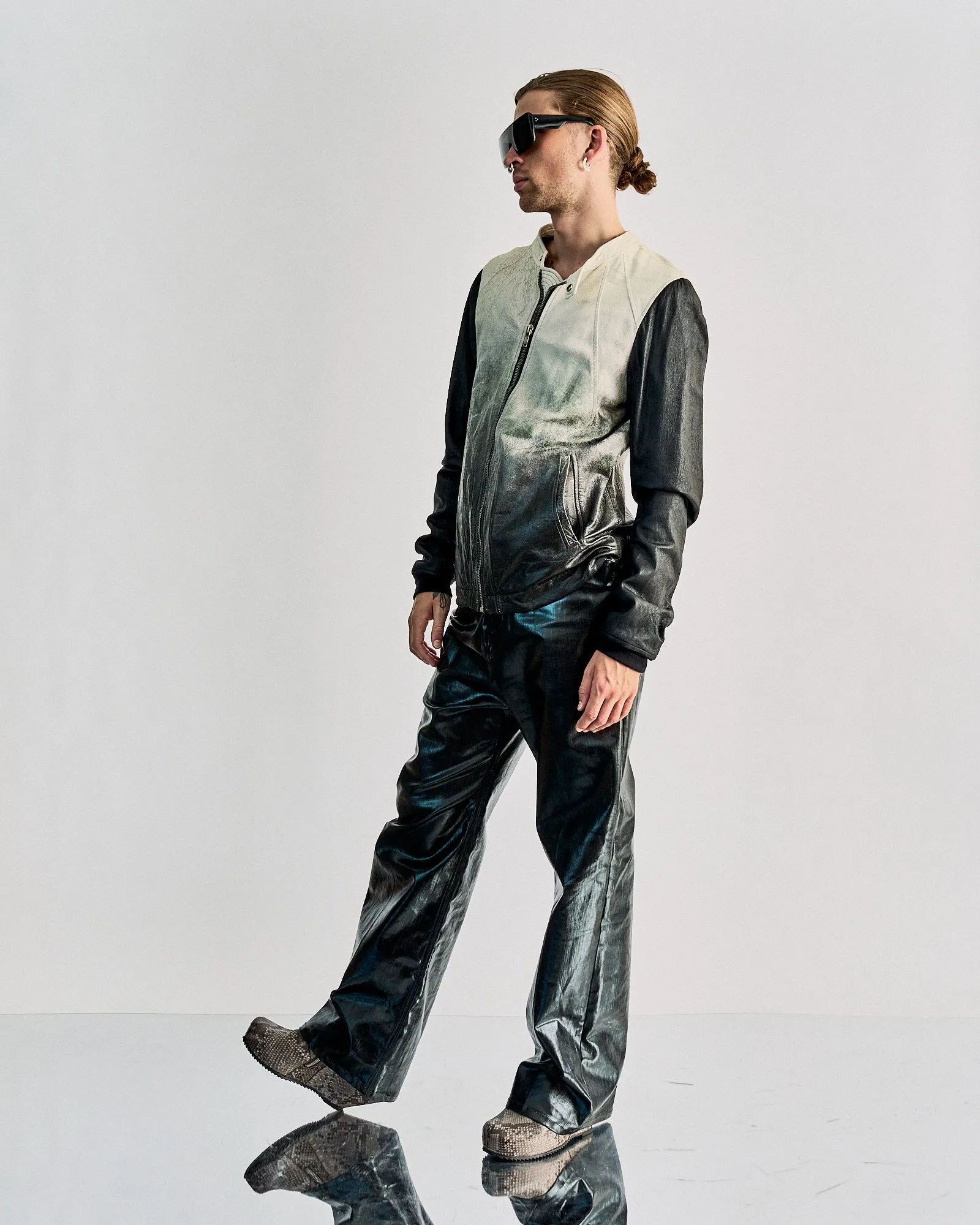 Rick Owens SS 2009 Gradient leather bomber jacket