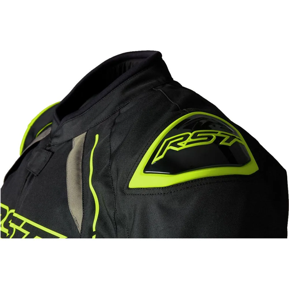 RST S1 CE Textile Jacket Black / Grey / Fluo Yellow