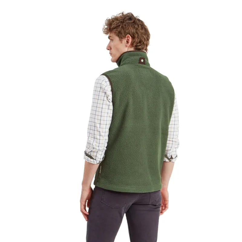 Schoffel Oakham Retro Fleece Gilet - Woodland