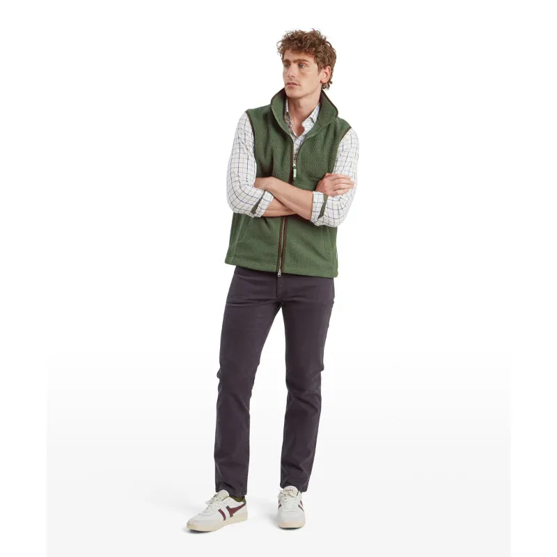 Schoffel Oakham Retro Fleece Gilet - Woodland