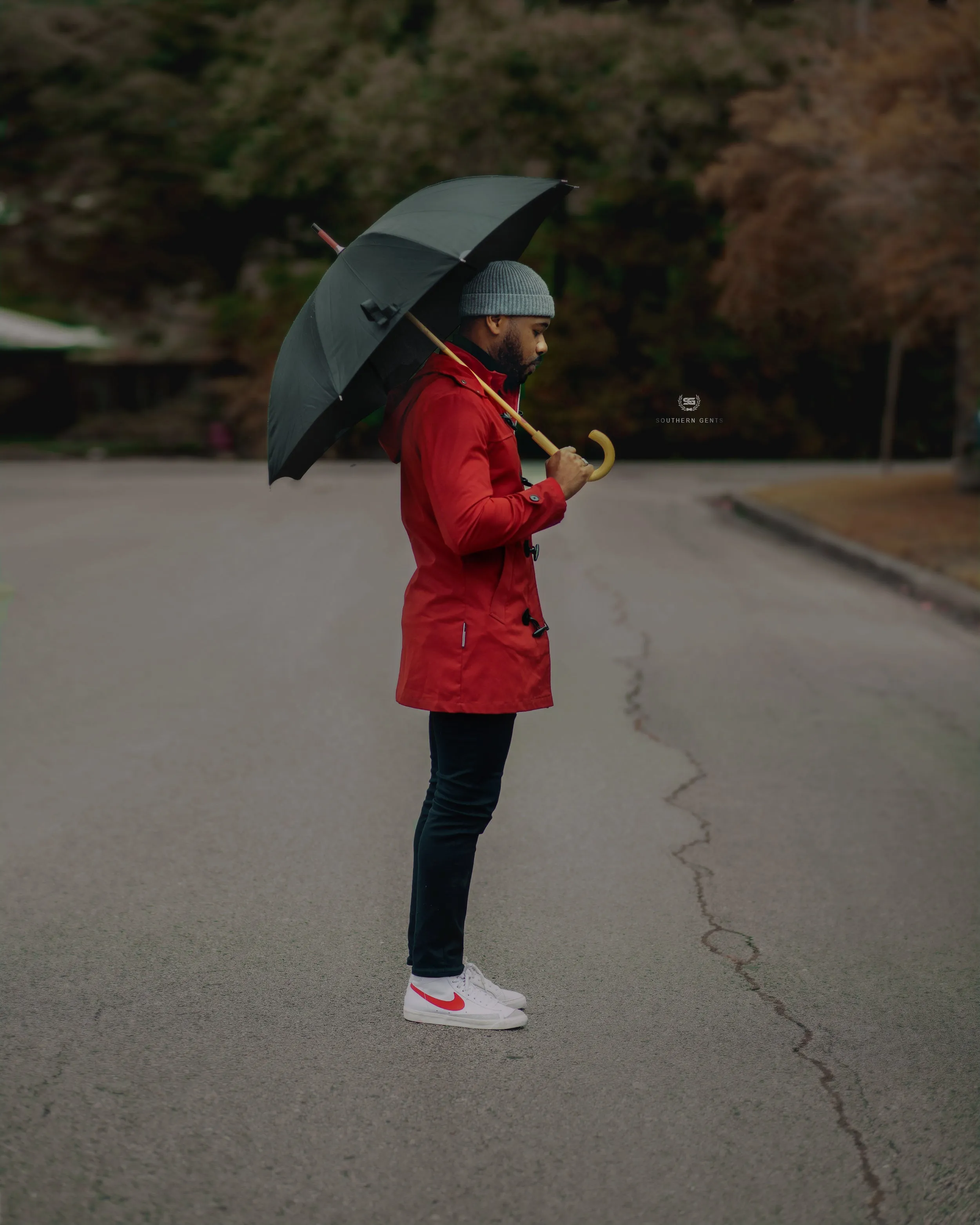 SG Toggle Raincoat - Red