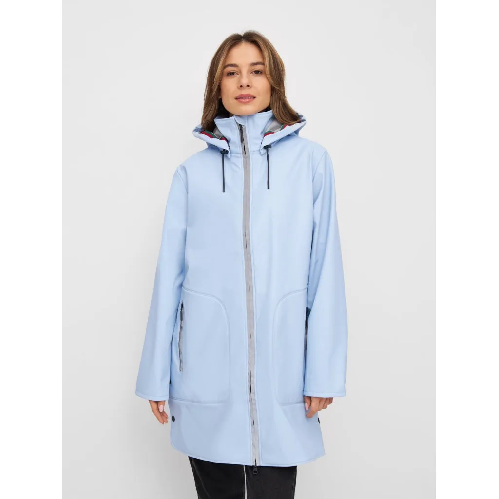 Silla PU Jacket - Sky blue