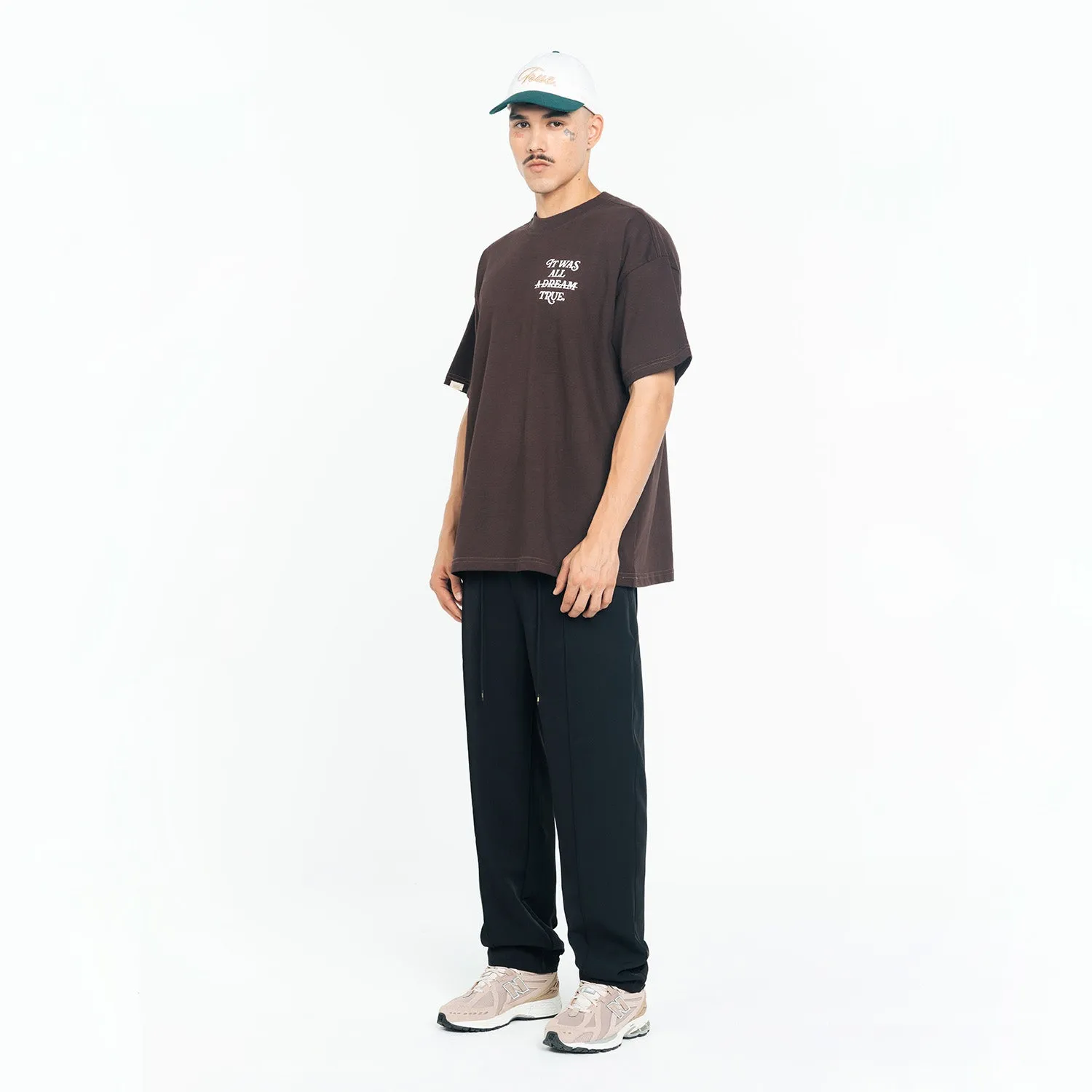 Slim Trackie Pants - Black