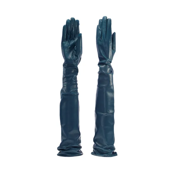 Sorrento | Opera Length Leather Gloves (60cm)