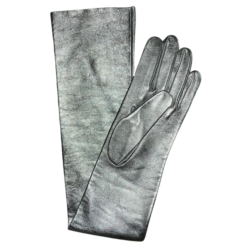 Sorrento | Opera Length Leather Gloves (60cm)