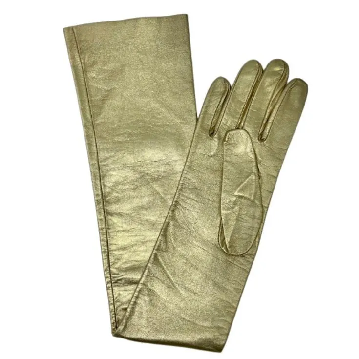 Sorrento | Opera Length Leather Gloves (60cm)