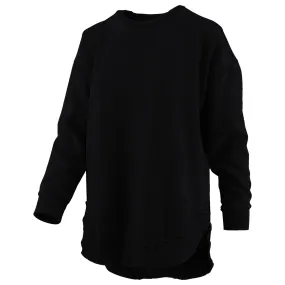 Southern Couture Comfy Round Here Crewneck - Black