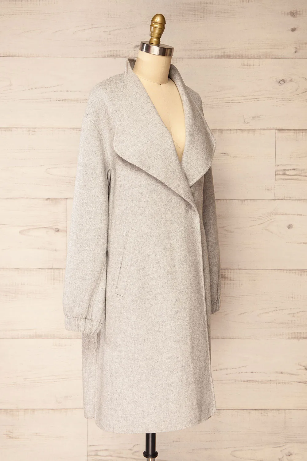 Souzie Grey | Oversized Wool Coat