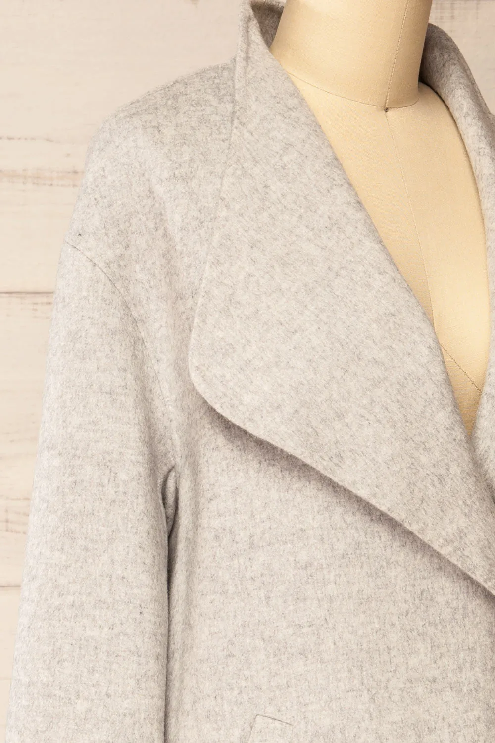 Souzie Grey | Oversized Wool Coat