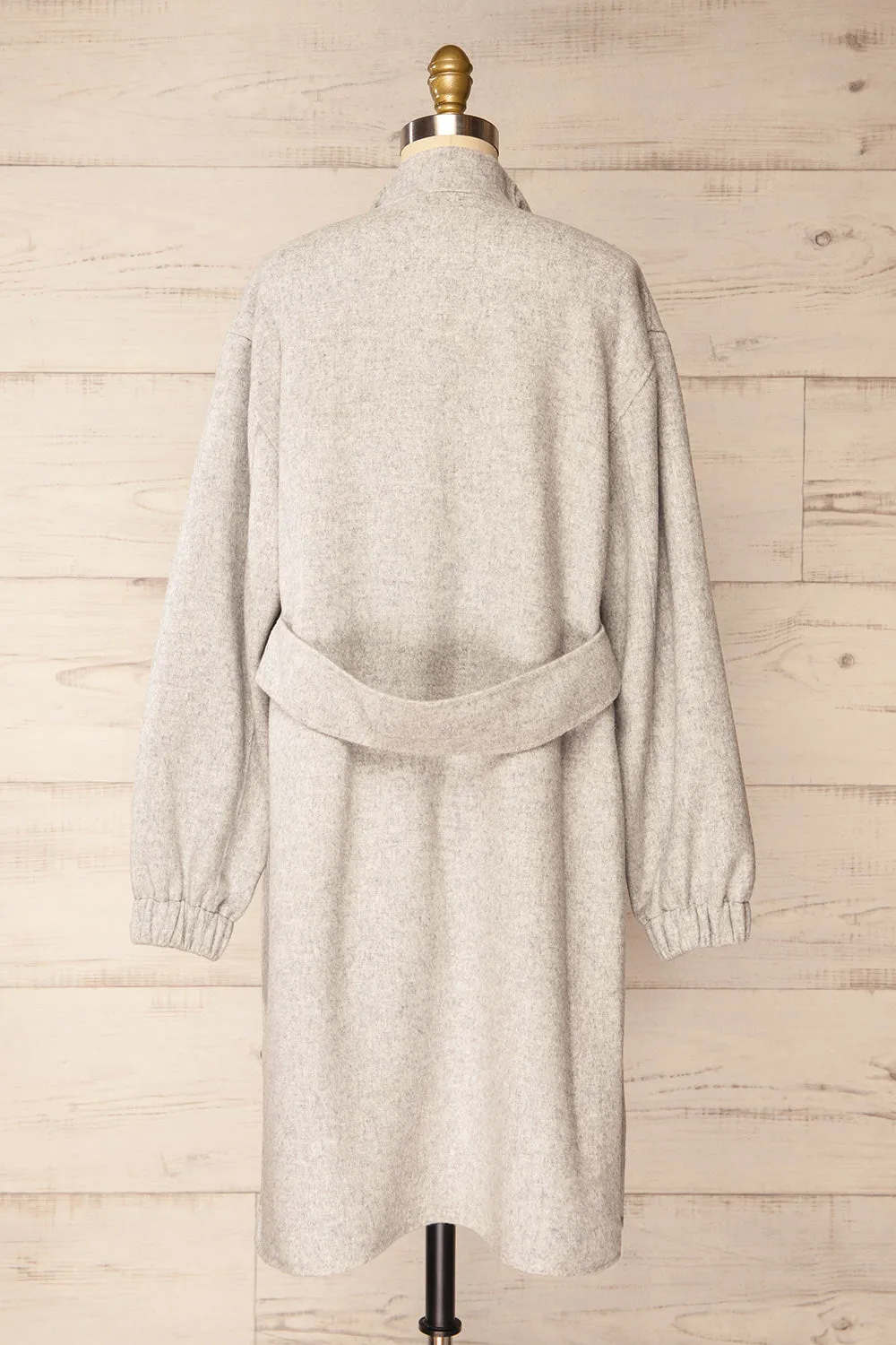 Souzie Grey | Oversized Wool Coat