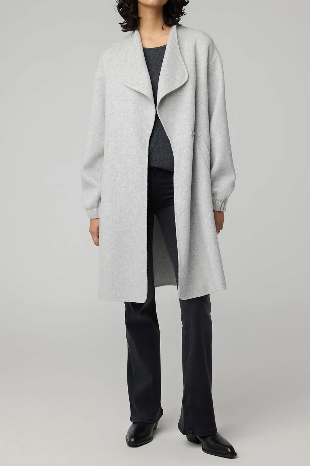 Souzie Grey | Oversized Wool Coat