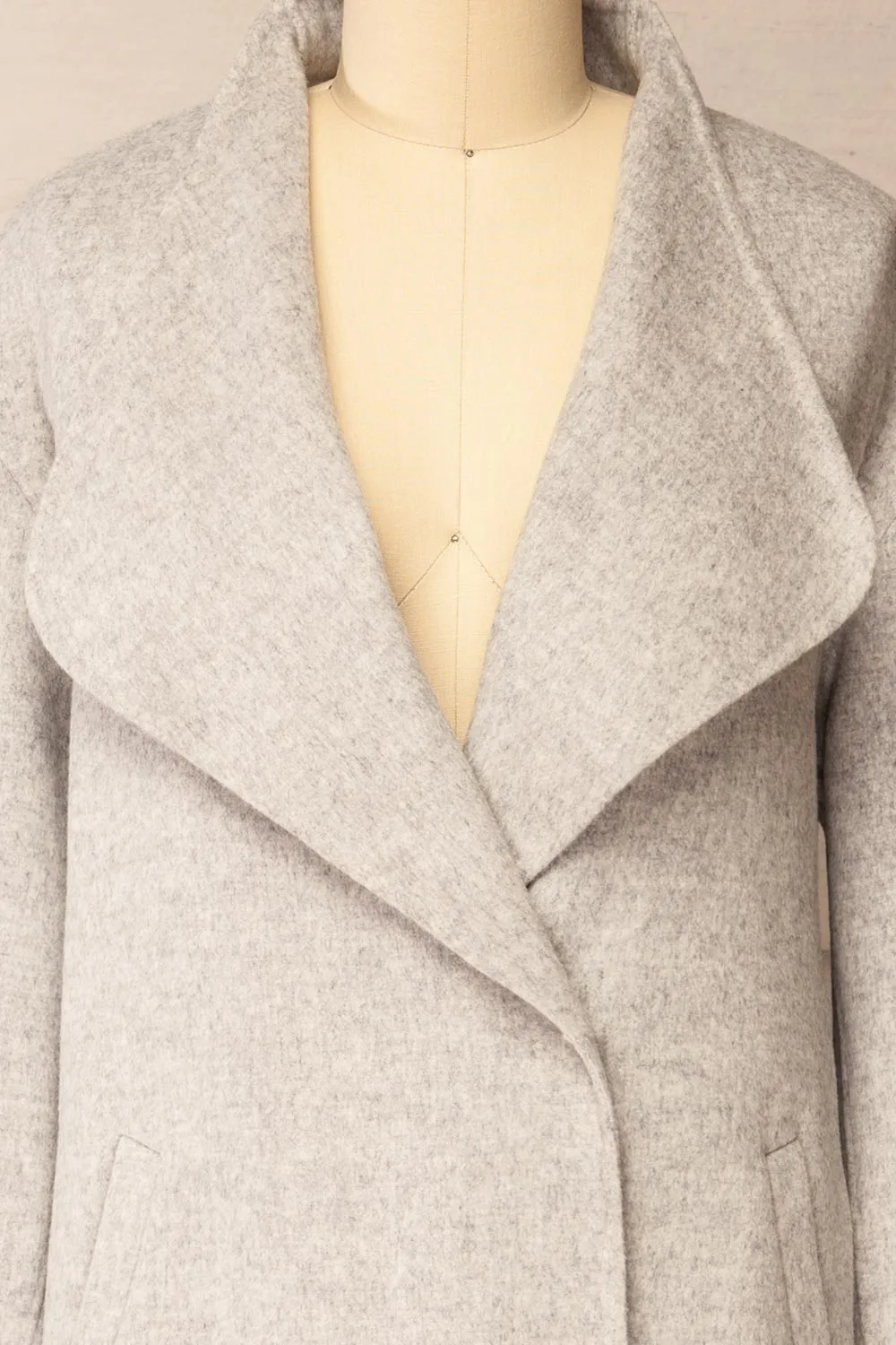 Souzie Grey | Oversized Wool Coat