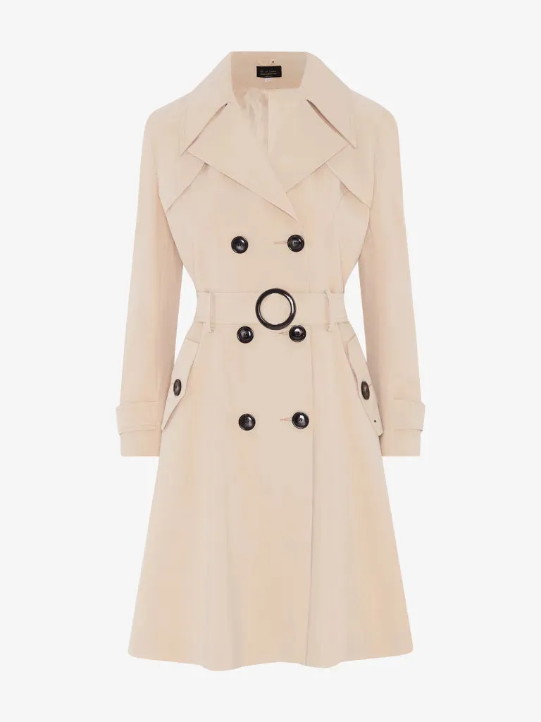 Spring/Summer Double Breasted Trench Mac Coat (1201-SP)