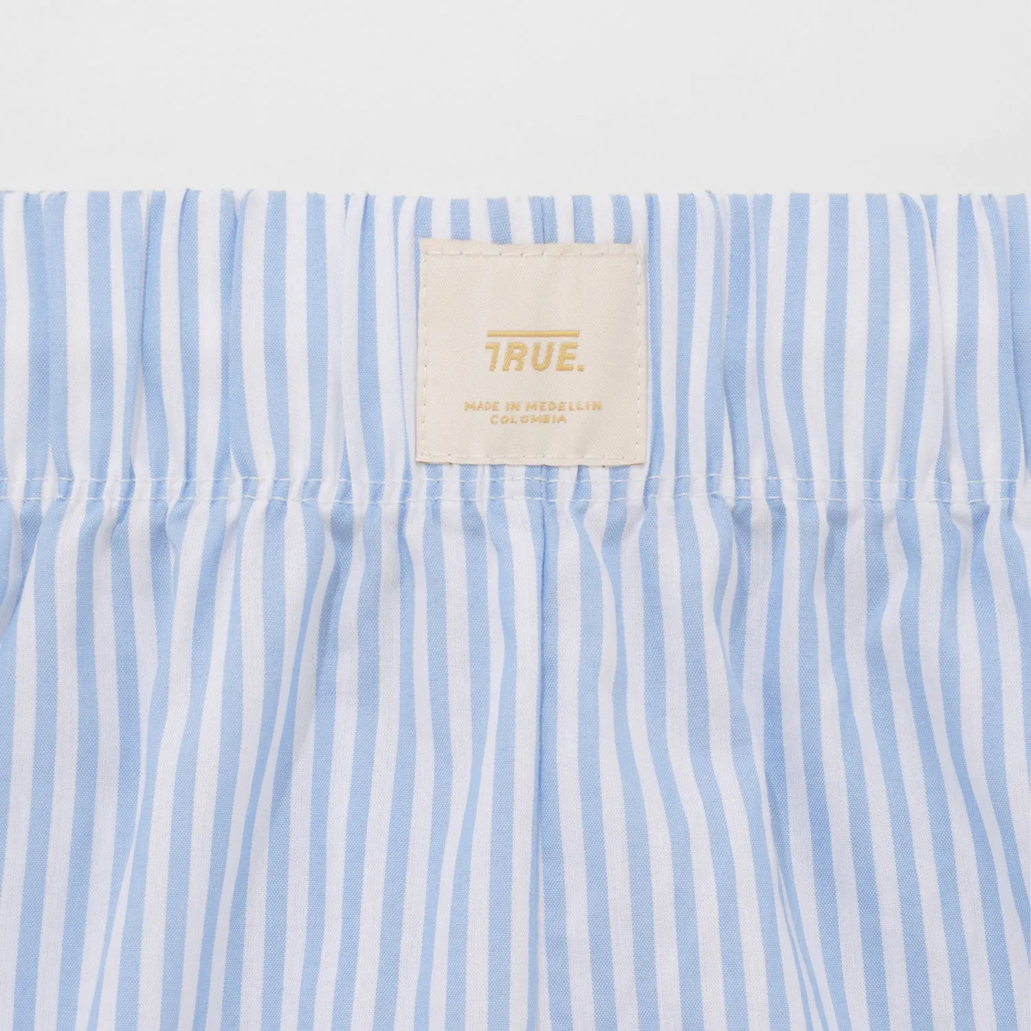 Striped Boxer Pants - Blue