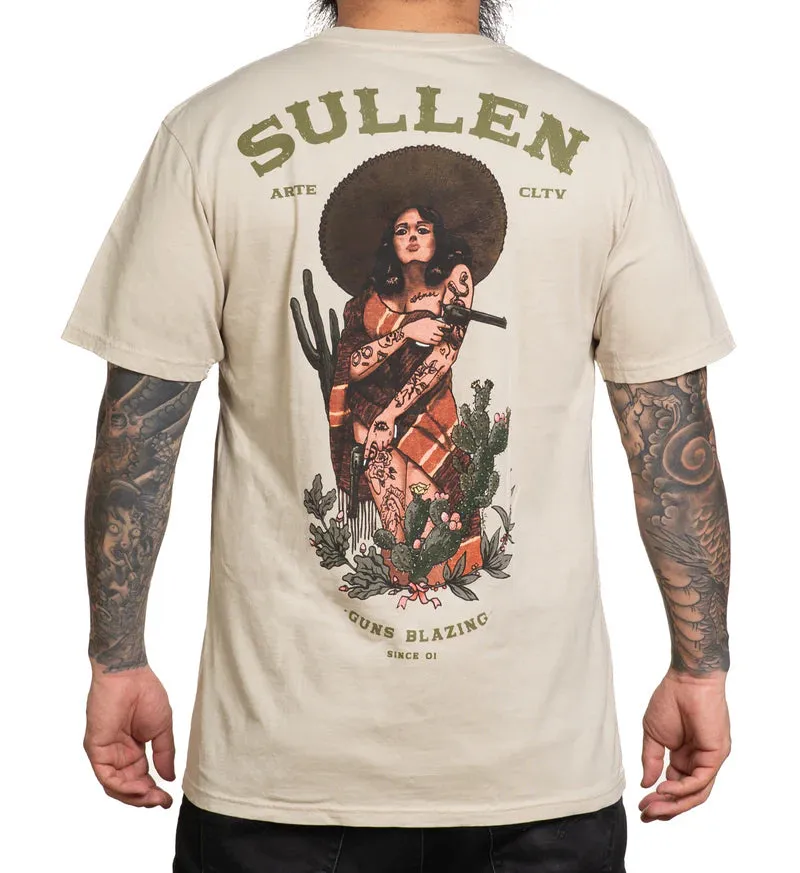 SULLEN Guns Blazing Premium Graphic T-Shirt