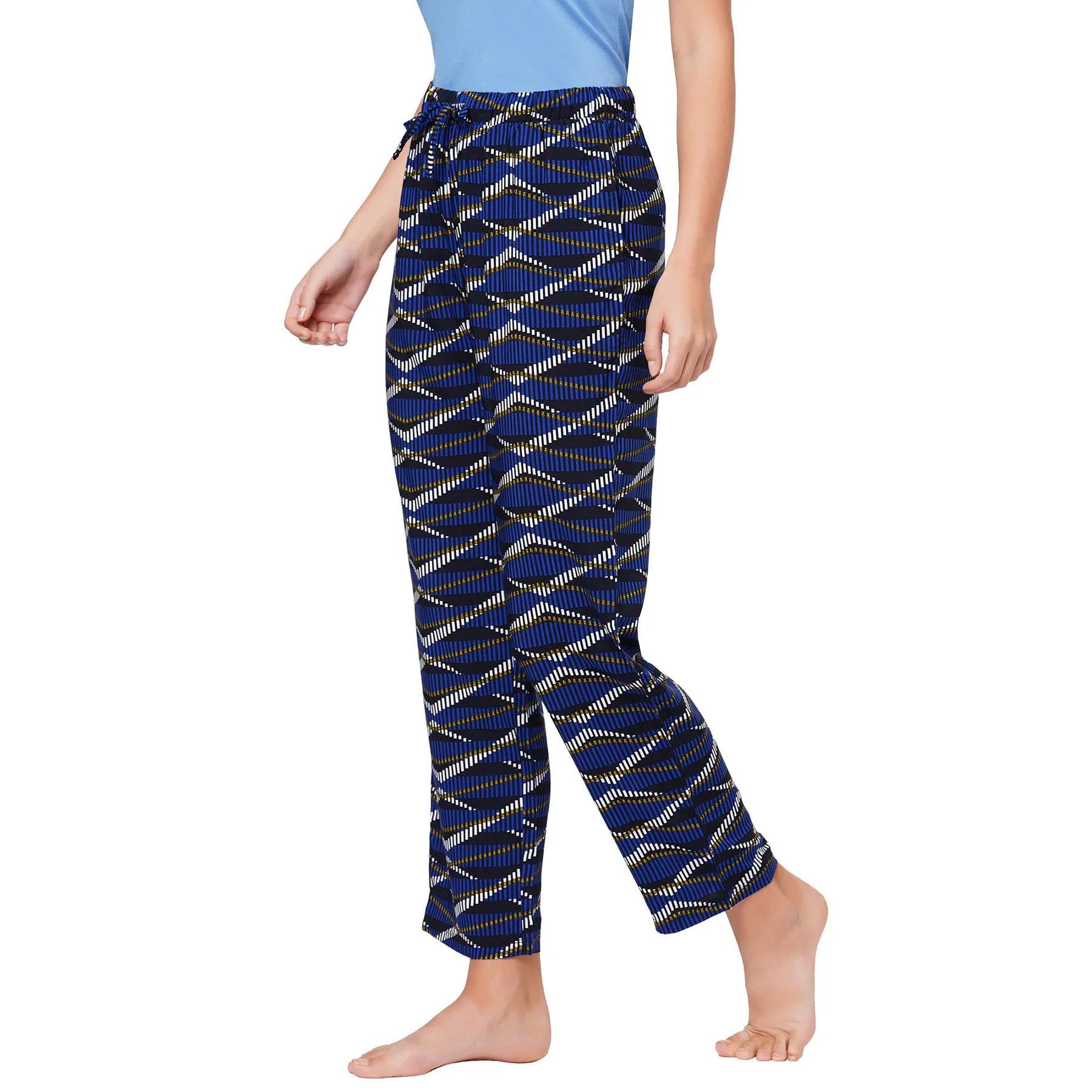 Super-soft Rayon printed pyjamas with pockets (PACK OF 2) NT-121