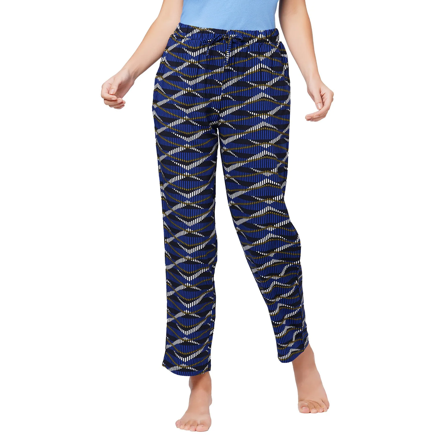 Super-soft Rayon printed pyjamas with pockets (PACK OF 2) NT-121