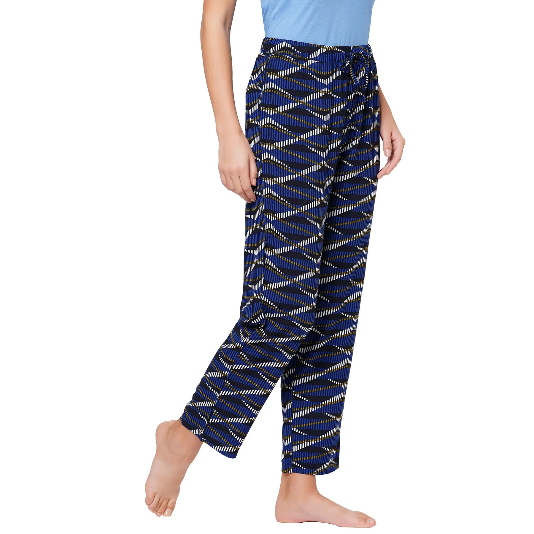 Super-soft Rayon printed pyjamas with pockets (PACK OF 2) NT-121