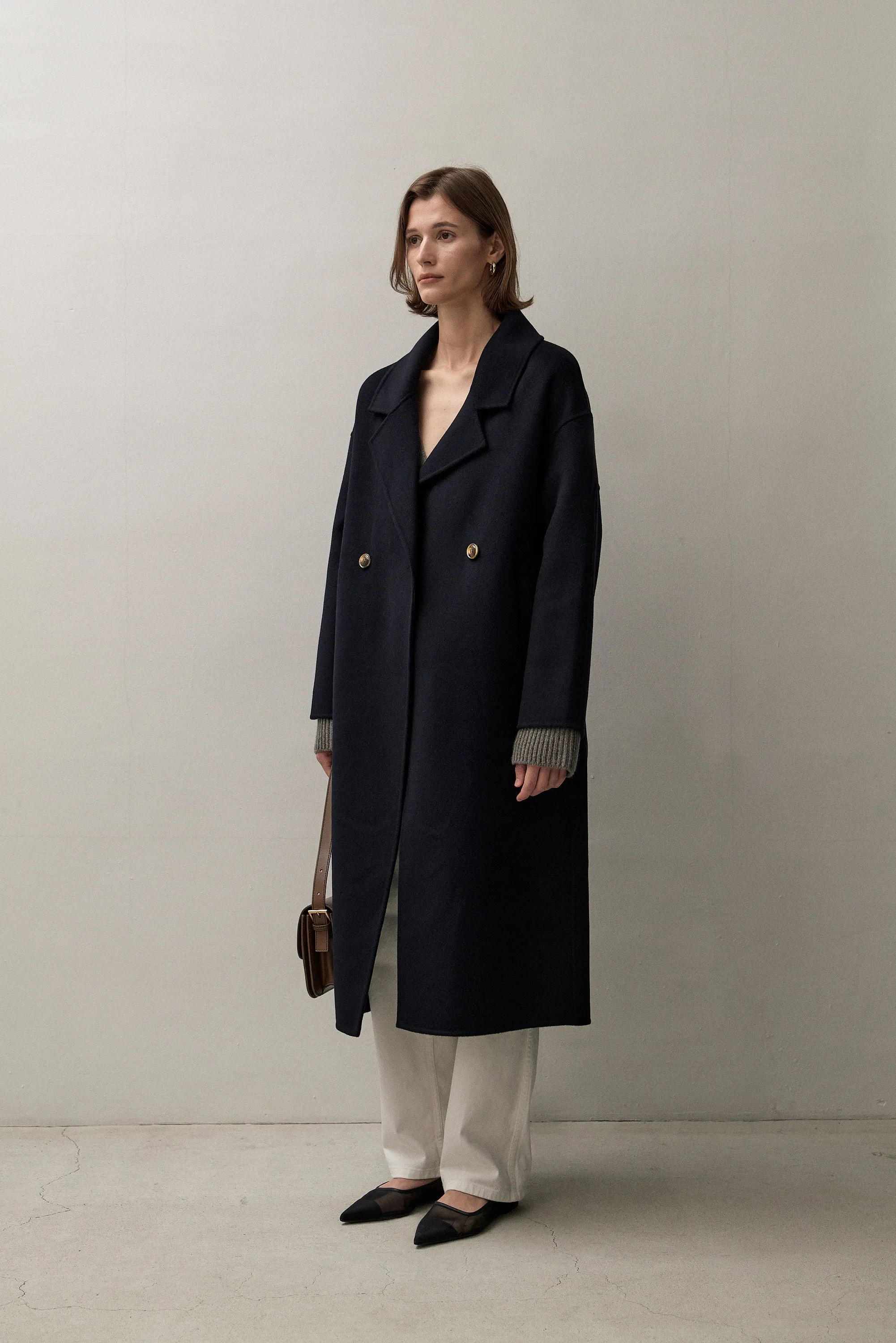 THE LONDON COAT - NAVY