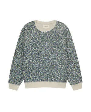 The Slouchy Sweatshirt, Cream Field Floral