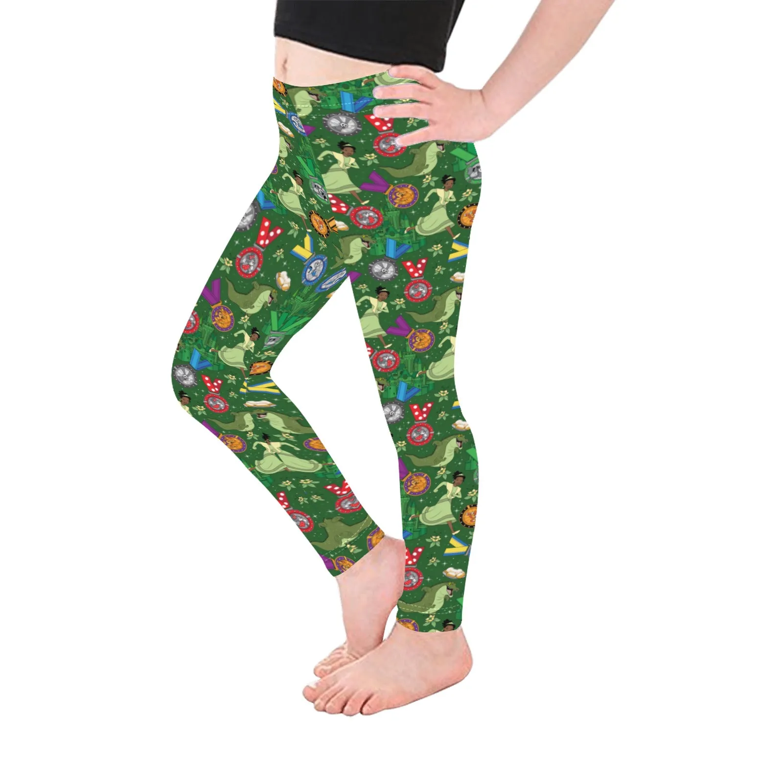 Tiana Wine And Dine Race Kid's Leggings