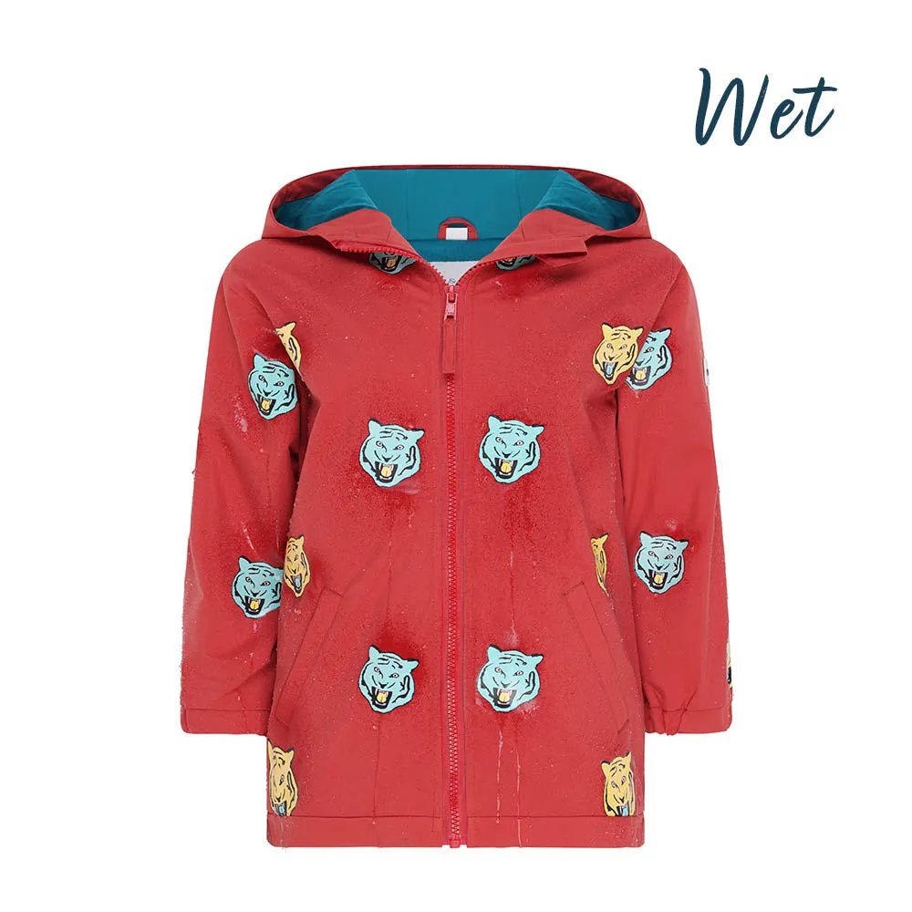 Tiger Color Changing Kids Raincoat