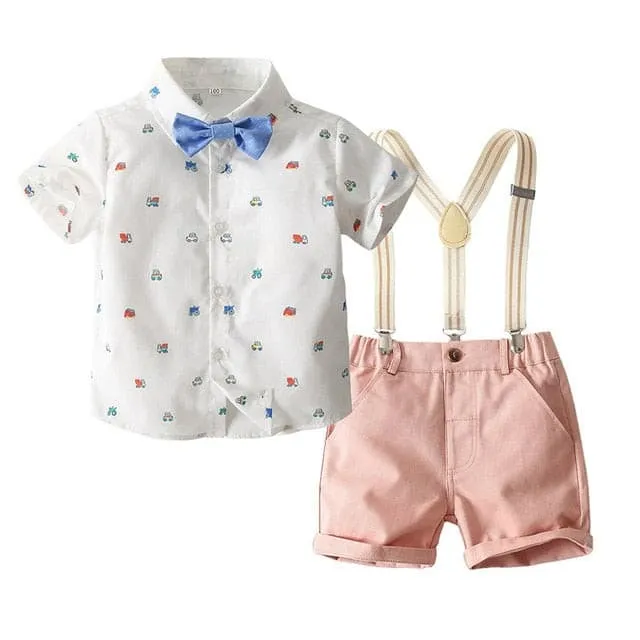 Toddler Boy Clothes Set - Car Print