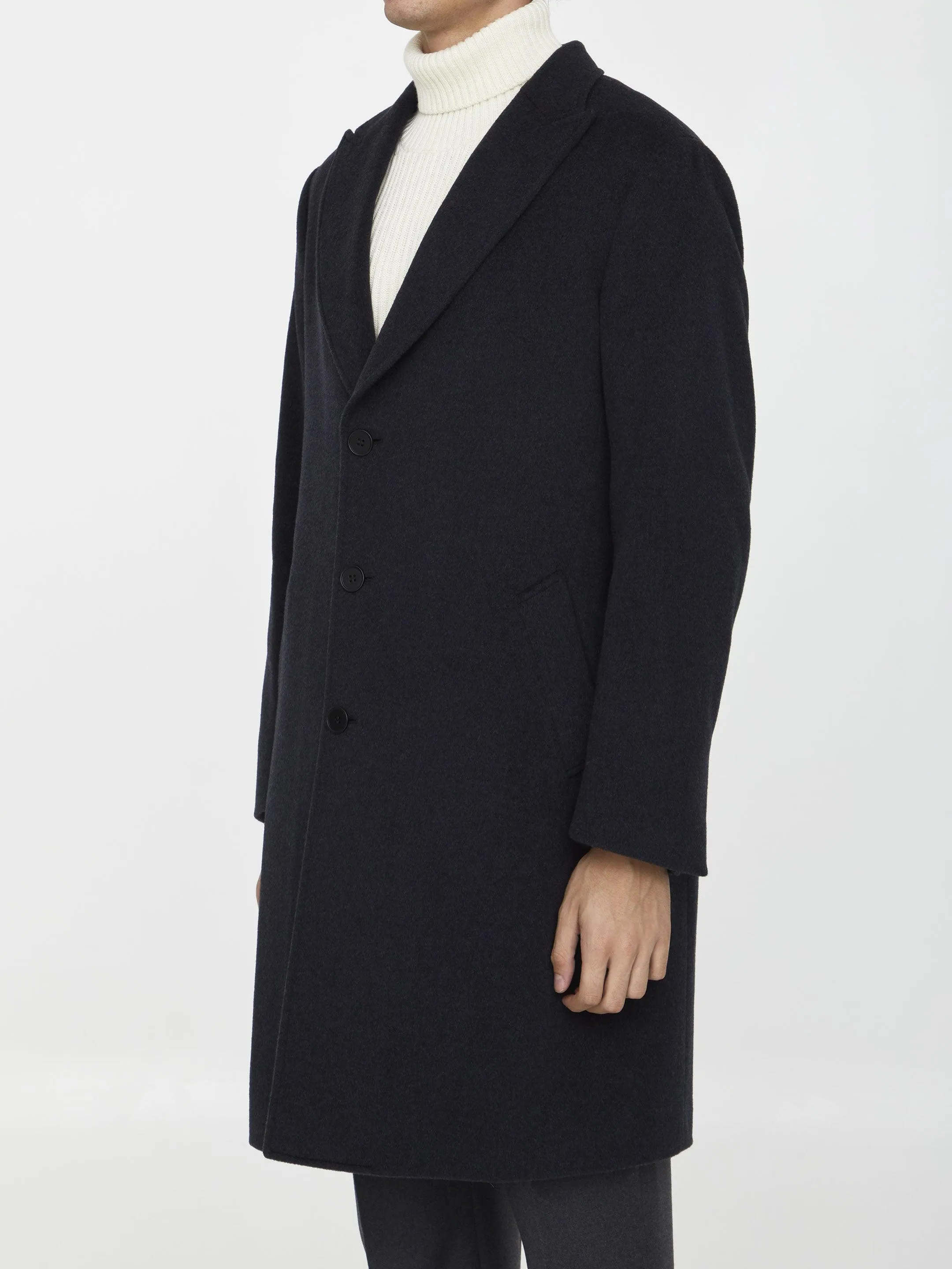 Tonello Anthracite Wool Coat