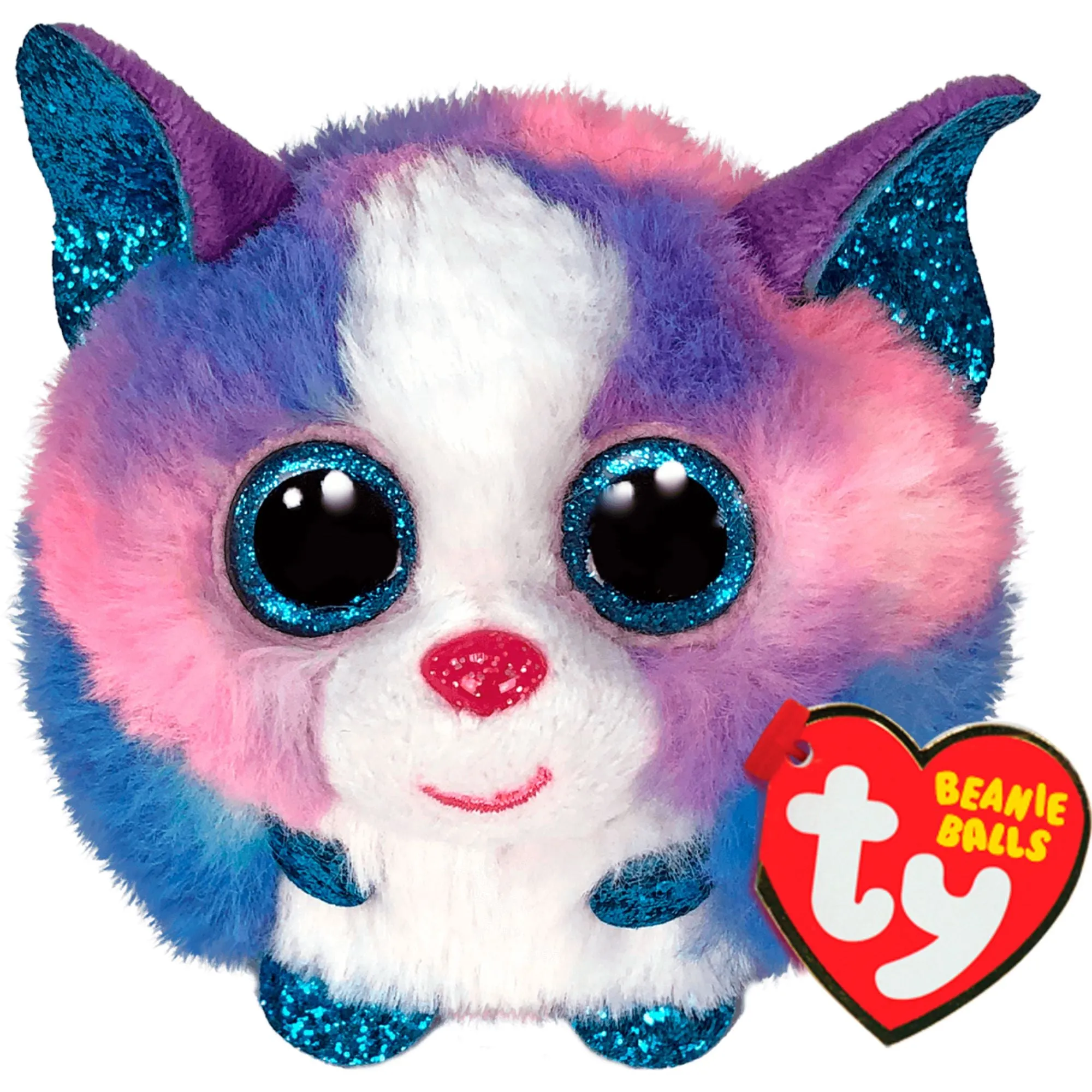 Ty Beanie Ball - Cleo Multicolor Husky