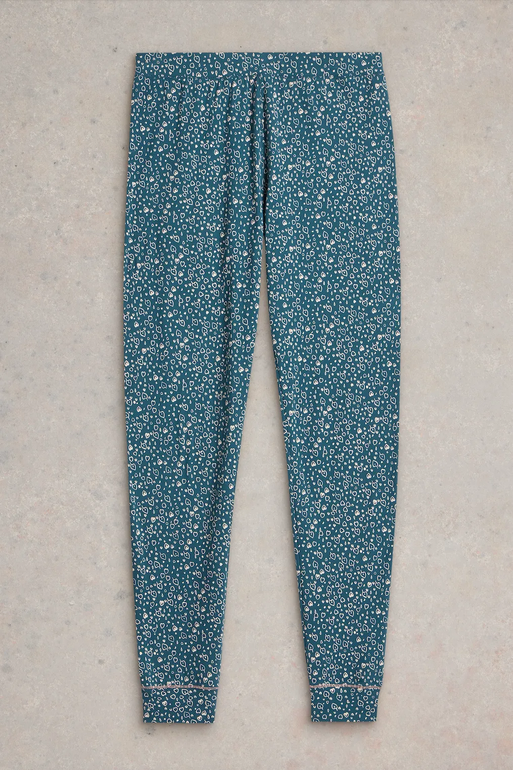 White Stuff Selena Jersey Teal Print Legging