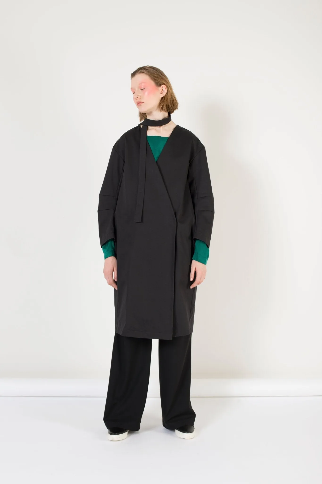 Wool Oval Coat