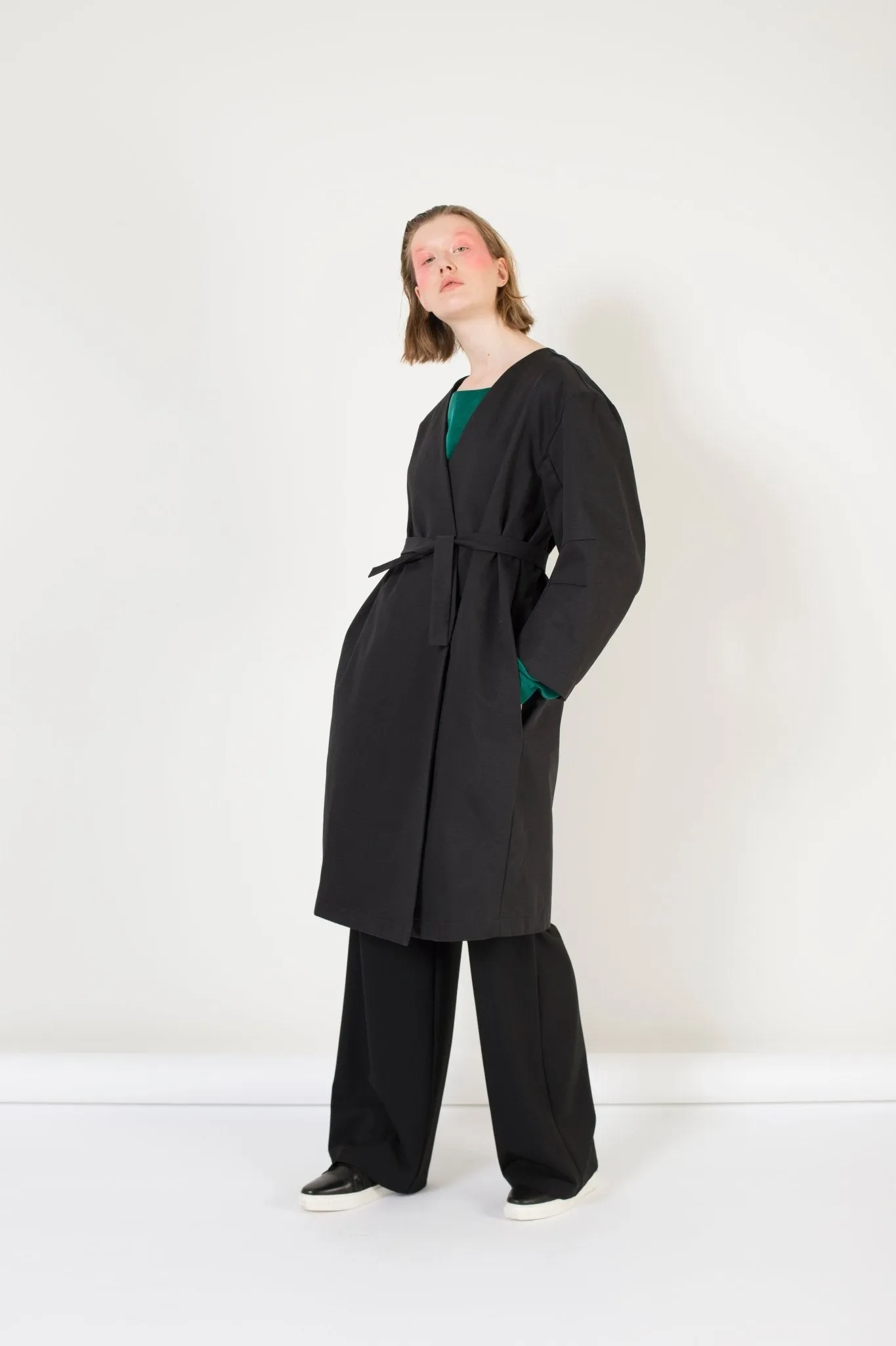 Wool Oval Coat