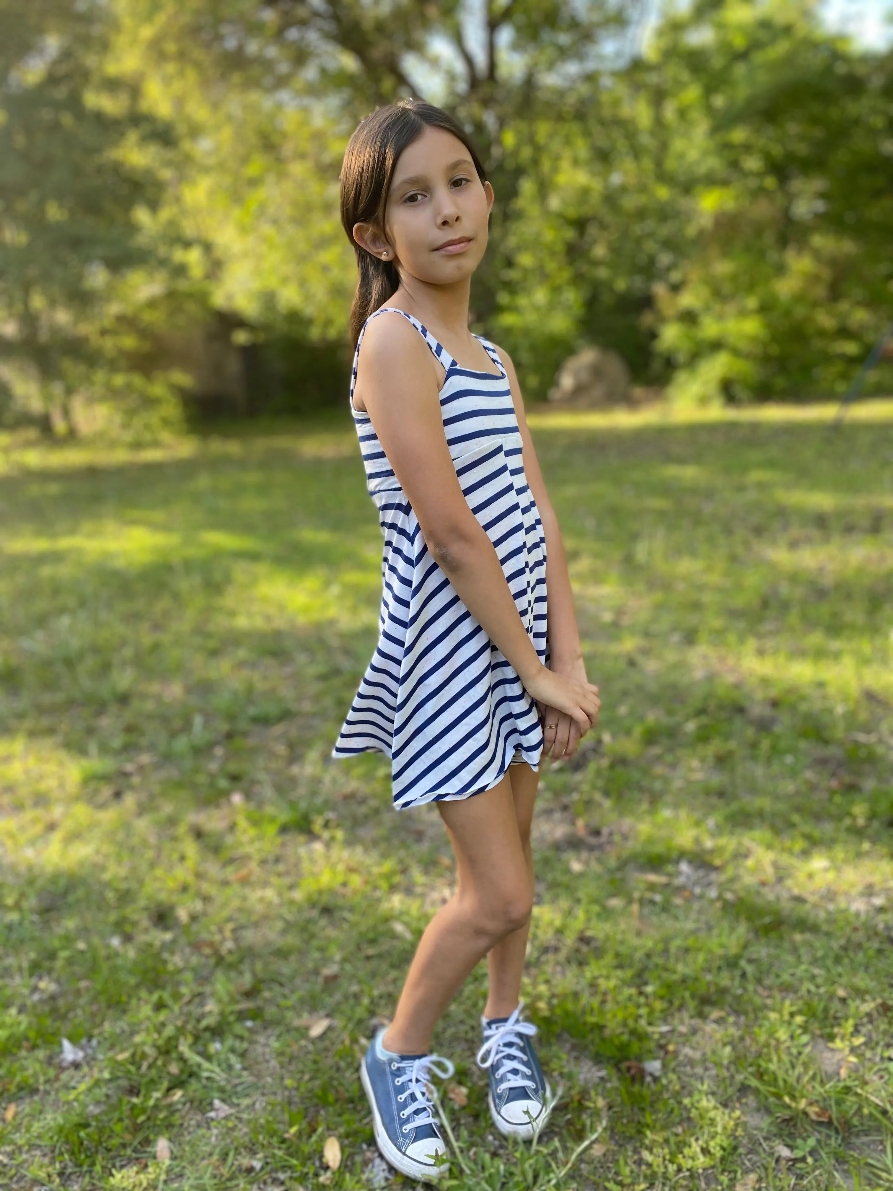 Youth Brinn Romper and Dress Digital Sewing Pattern Sizes NB-16Y