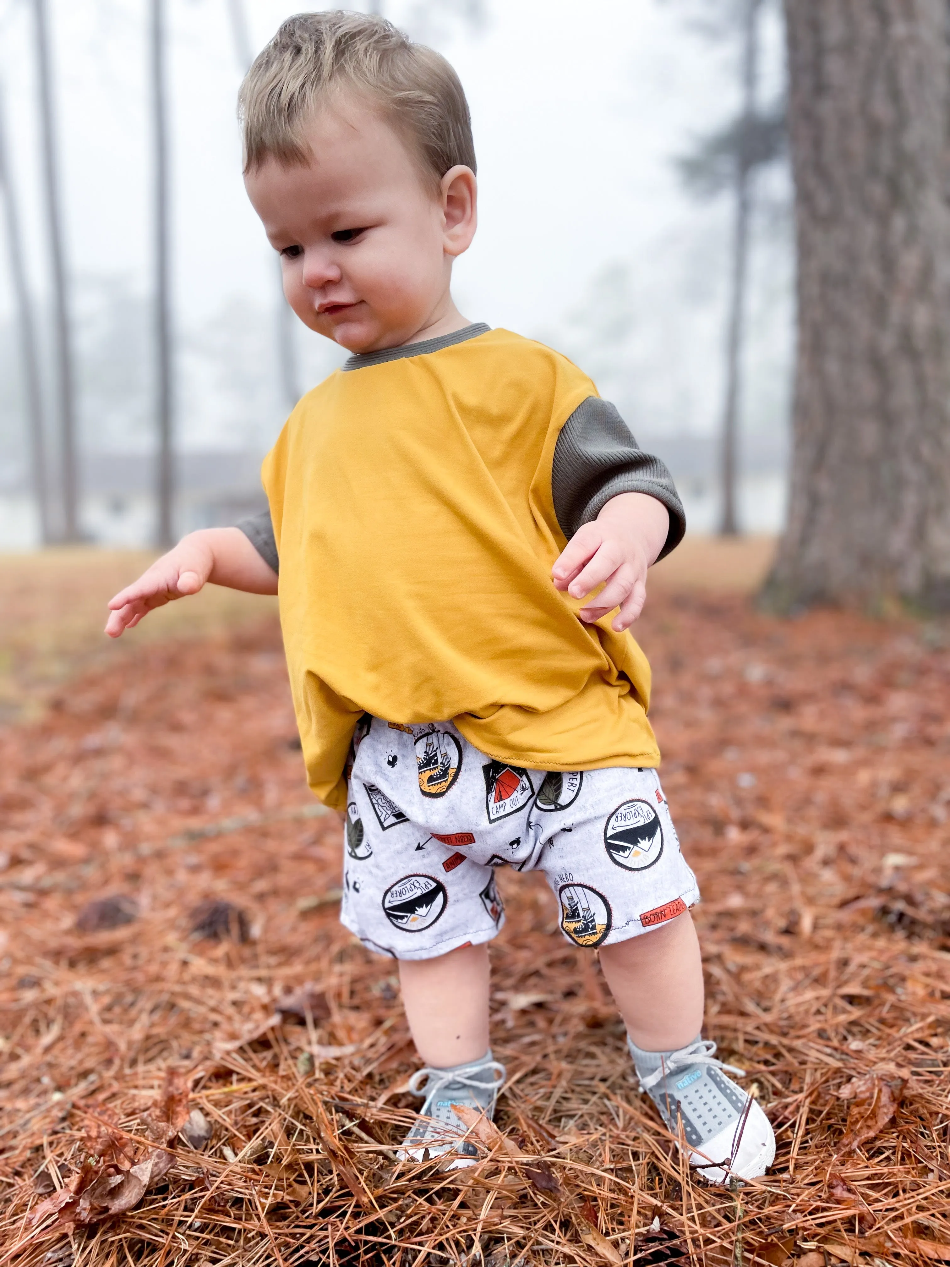 Youth Jasper Joggers and Shorts Digital Sewing Pattern Sizes NB-16Y