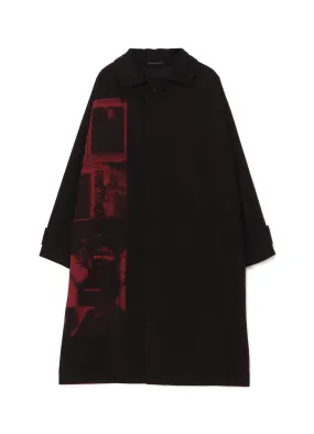 [Y's 1972 - A MOMENT IN Y's WITH MAX VADUKUL]TOP FLANNNEL DROP SHOULDER LONG COAT